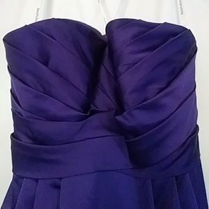 Plum Strapless Dress